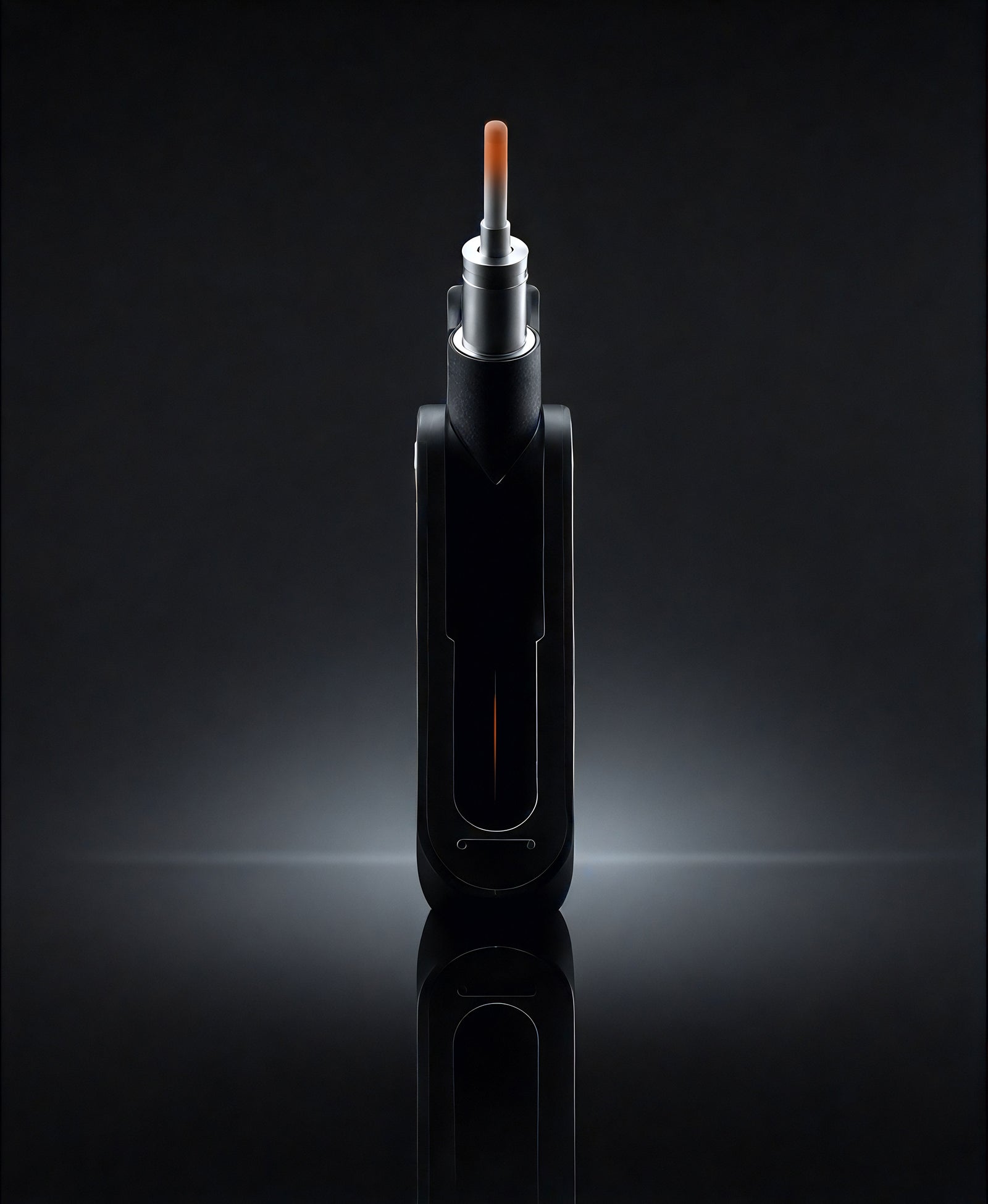 EMBUR v3 flameless lighter front view ceramic ignition tip